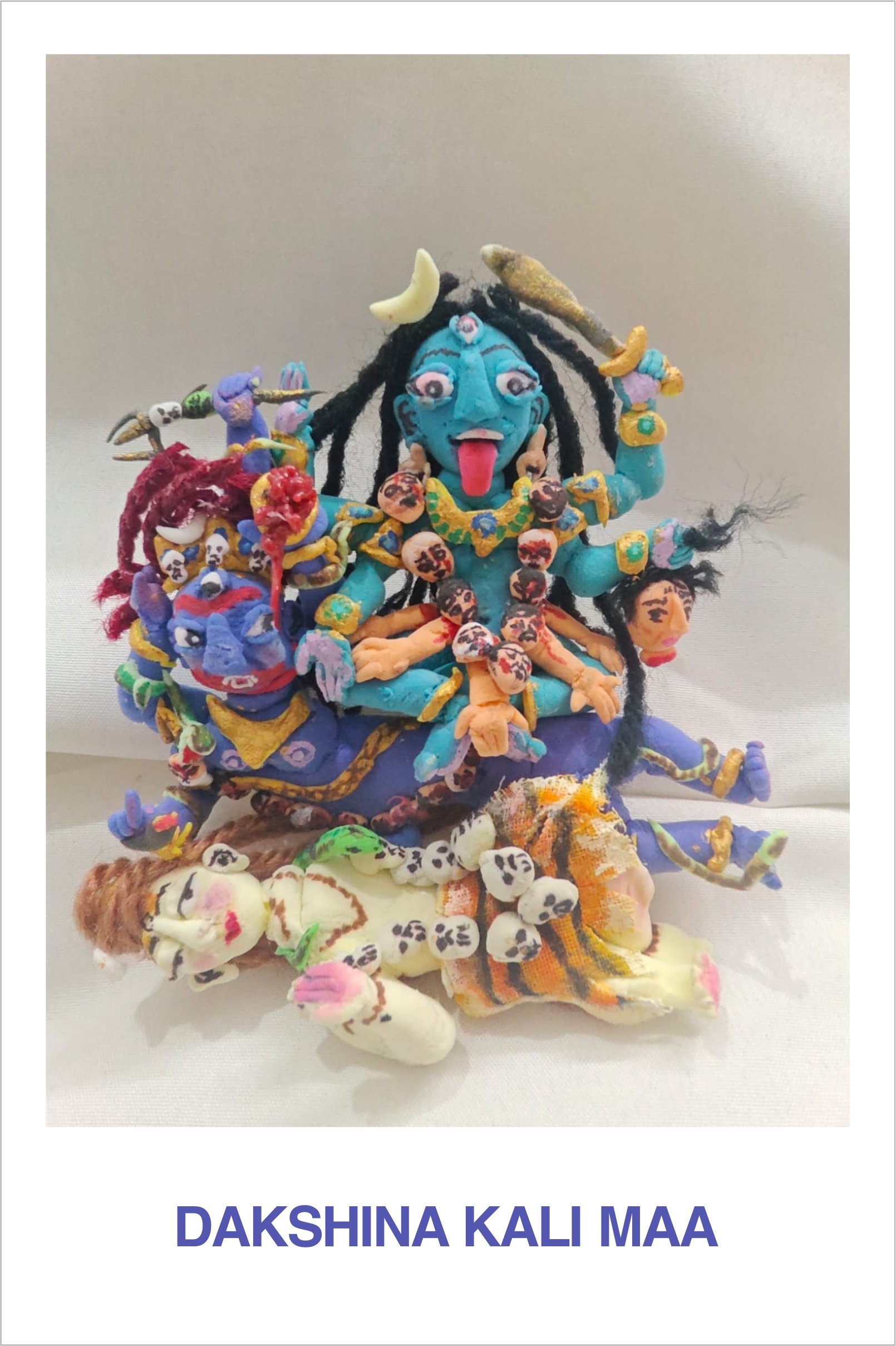 ClayModels Of GODS and GODESSESS by Veer Sapru - intricately crafted clay deities