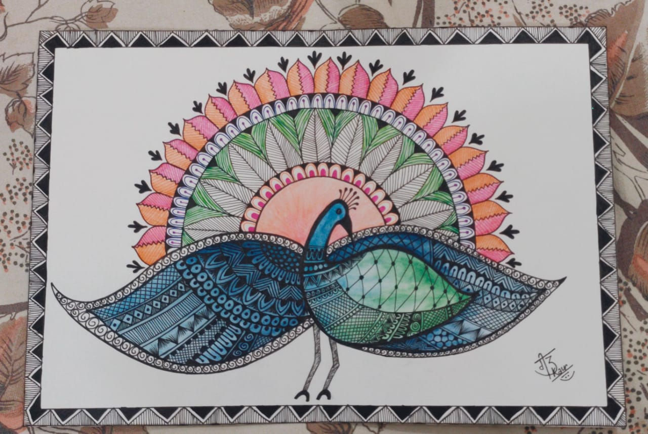 Peacock design 