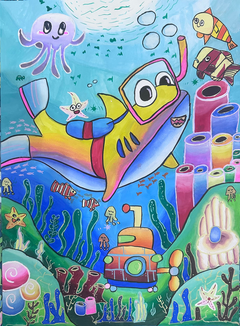 Under the sea by NICOLE YONG SHU HUI