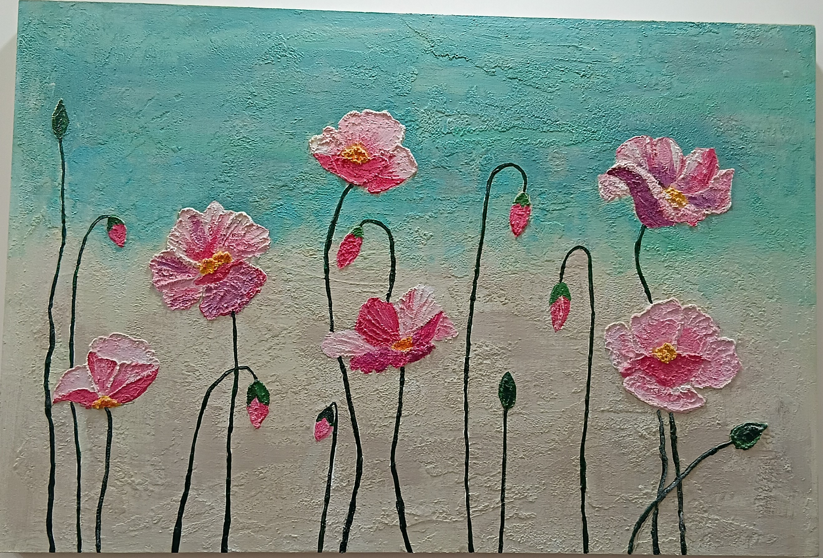 blooming flowers by nisreen taher ahmed