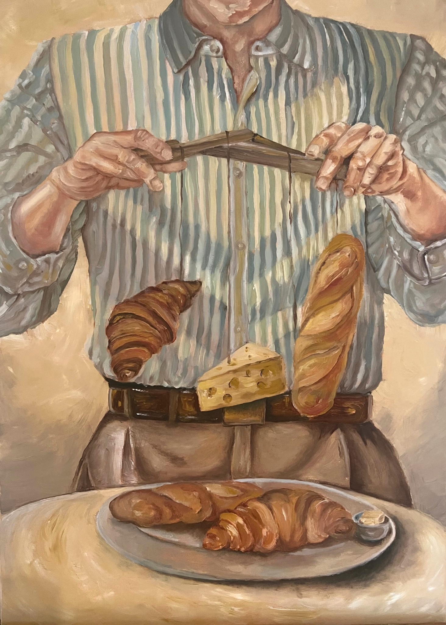 Tied to taste by Nermeen Aboukheir, showing a balance of pastries and cheese
