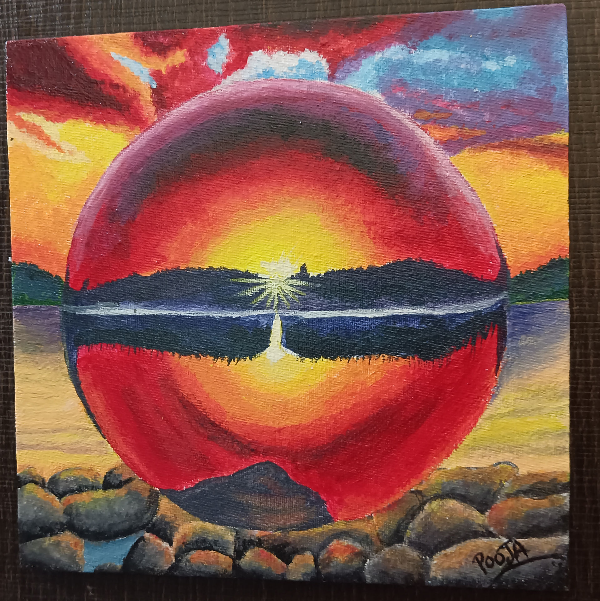 "Blend of color's articulate e