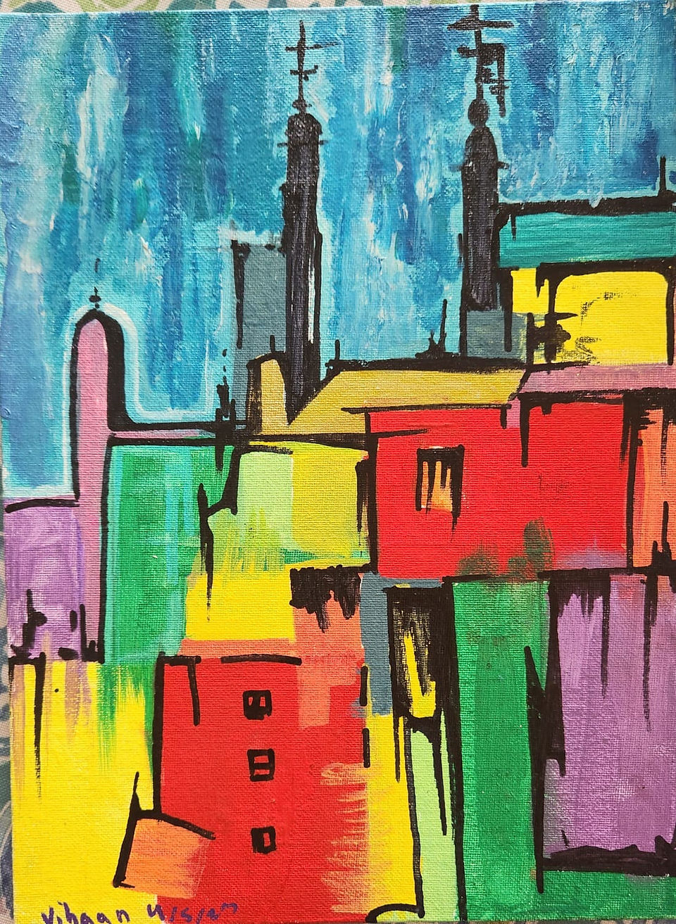 Colorful skyline 