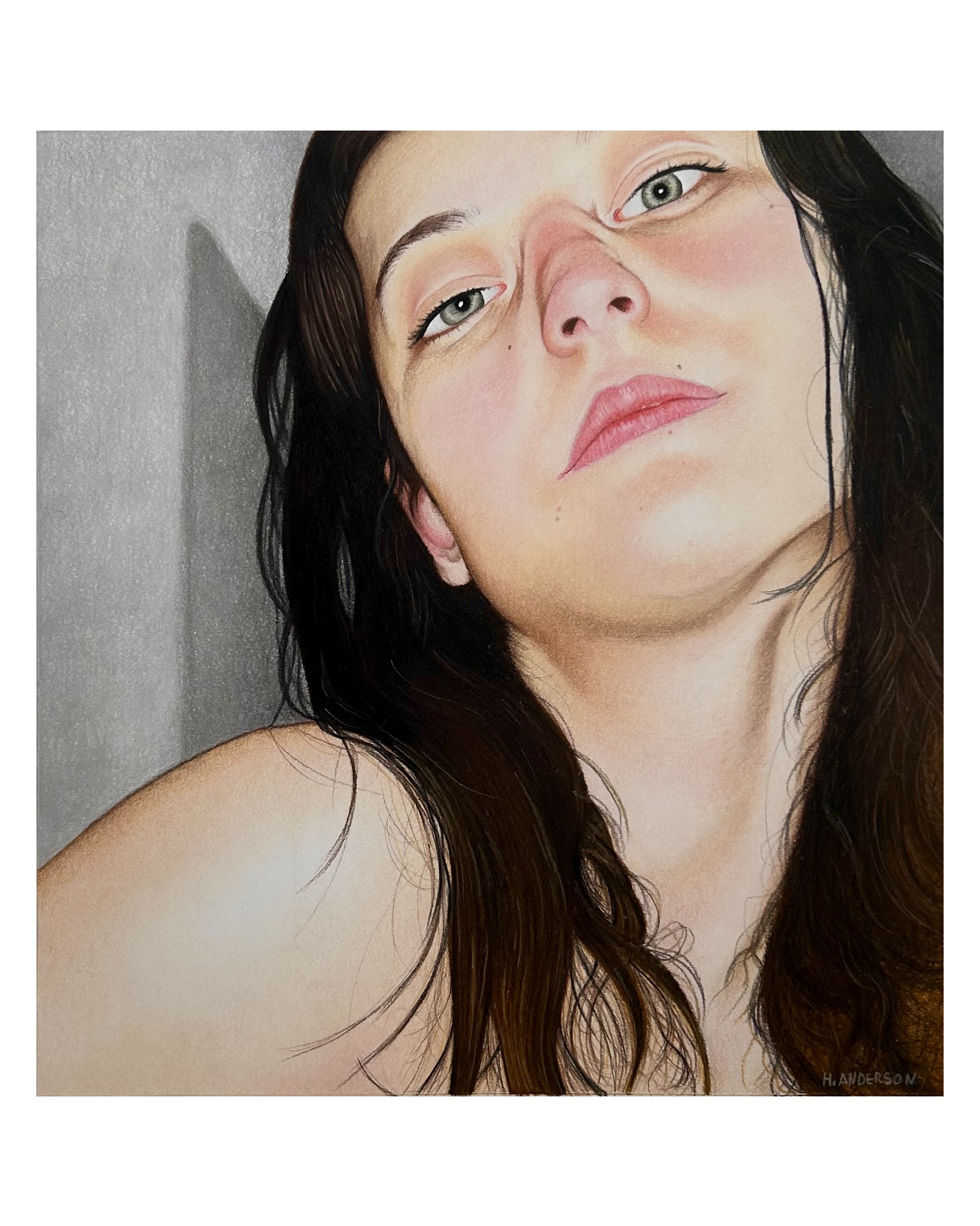 Affection by Hannah Anderson, close-up portrait of person with calm expression
