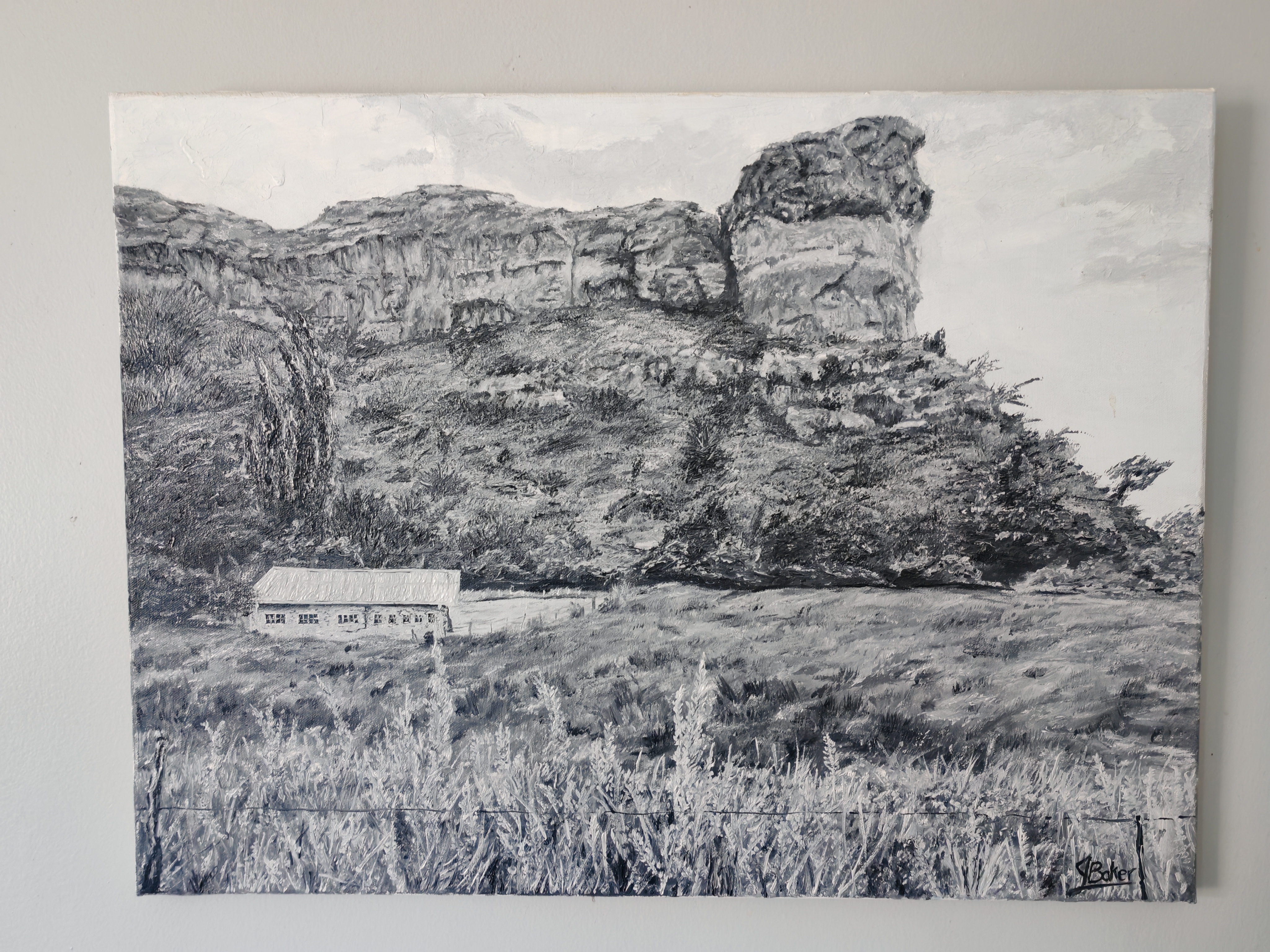 Sunnyside by Jonathan Clive Baker, depicting a rocky landscape