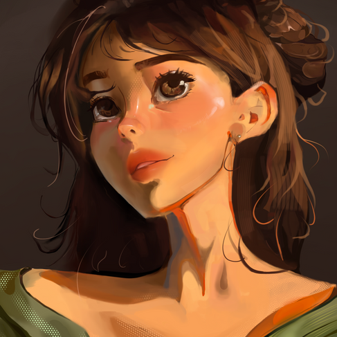 The girl, lost in deep thoughts, is pondering over her life