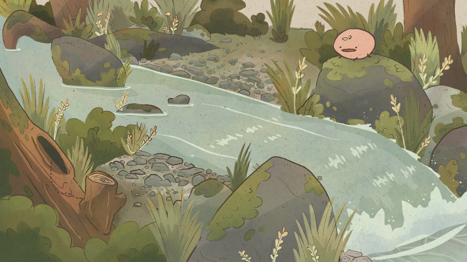 The River Pass by Kayra Teodoro, featuring lush greenery and a river
