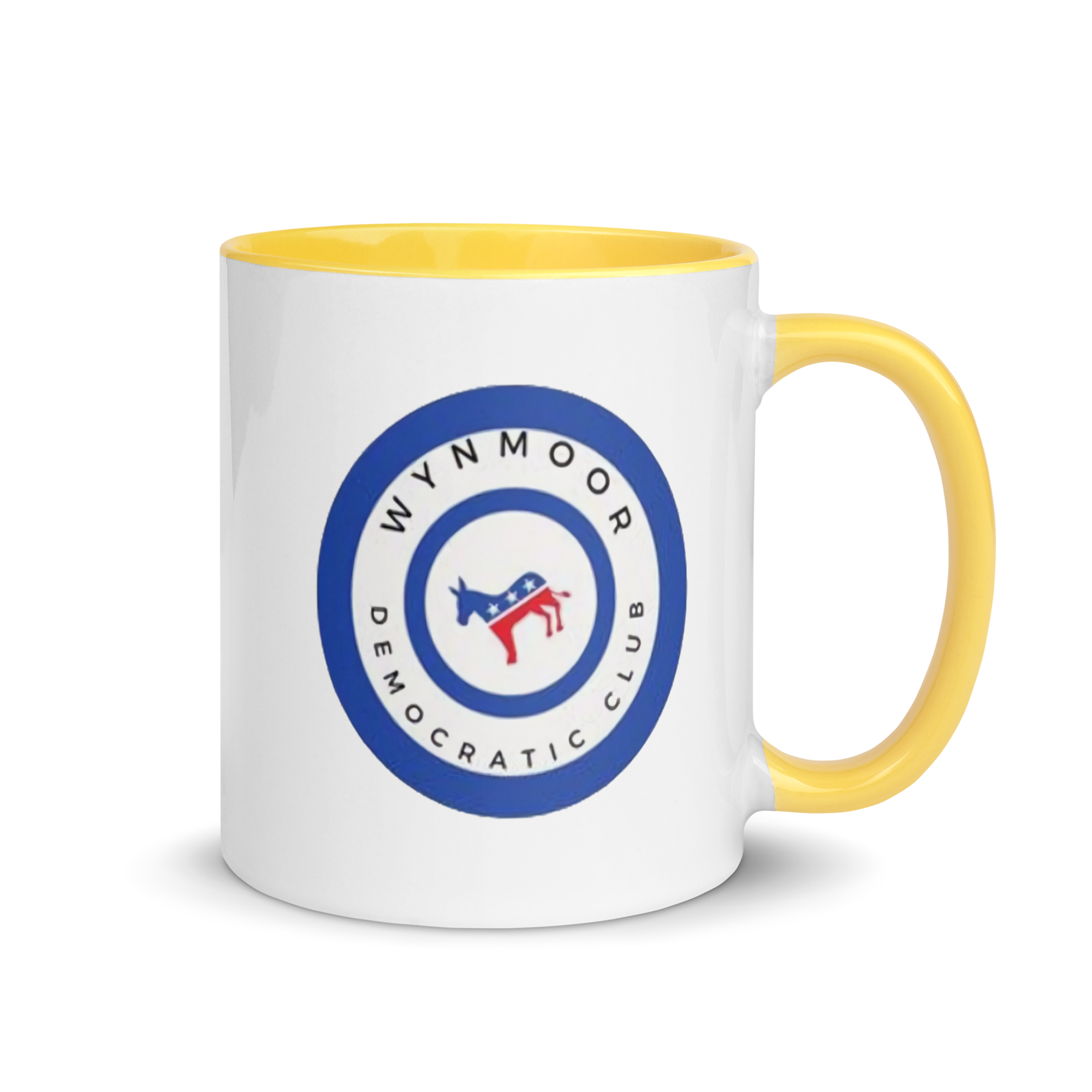 White Ceramic Mug with Color Inside