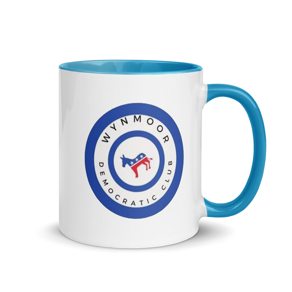 Thumbnail: White Ceramic Mug with Color Inside