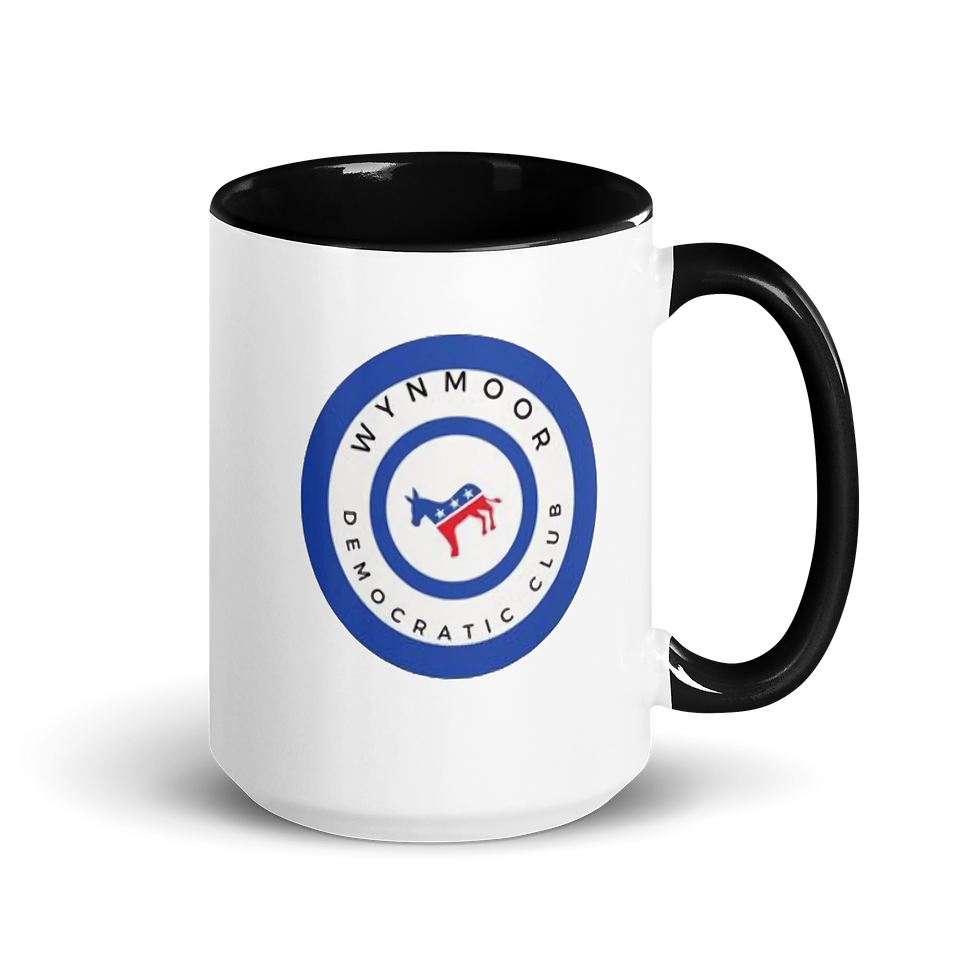 Thumbnail: White Ceramic Mug with Color Inside