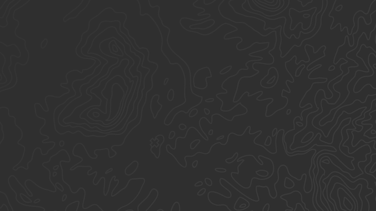 Topographic map lines on a dark grey background 