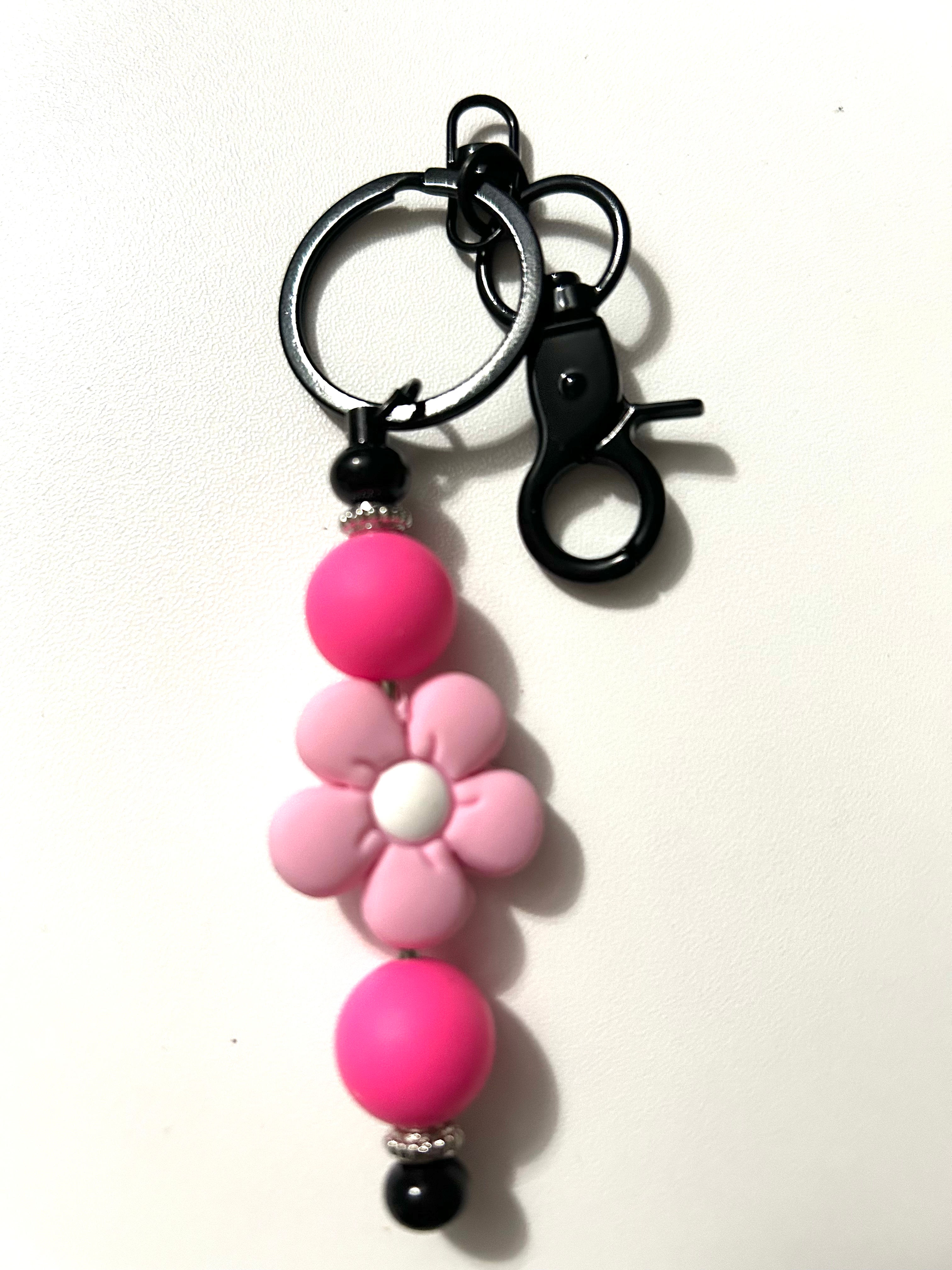 Color Bar Key Charm: Baby Pink 