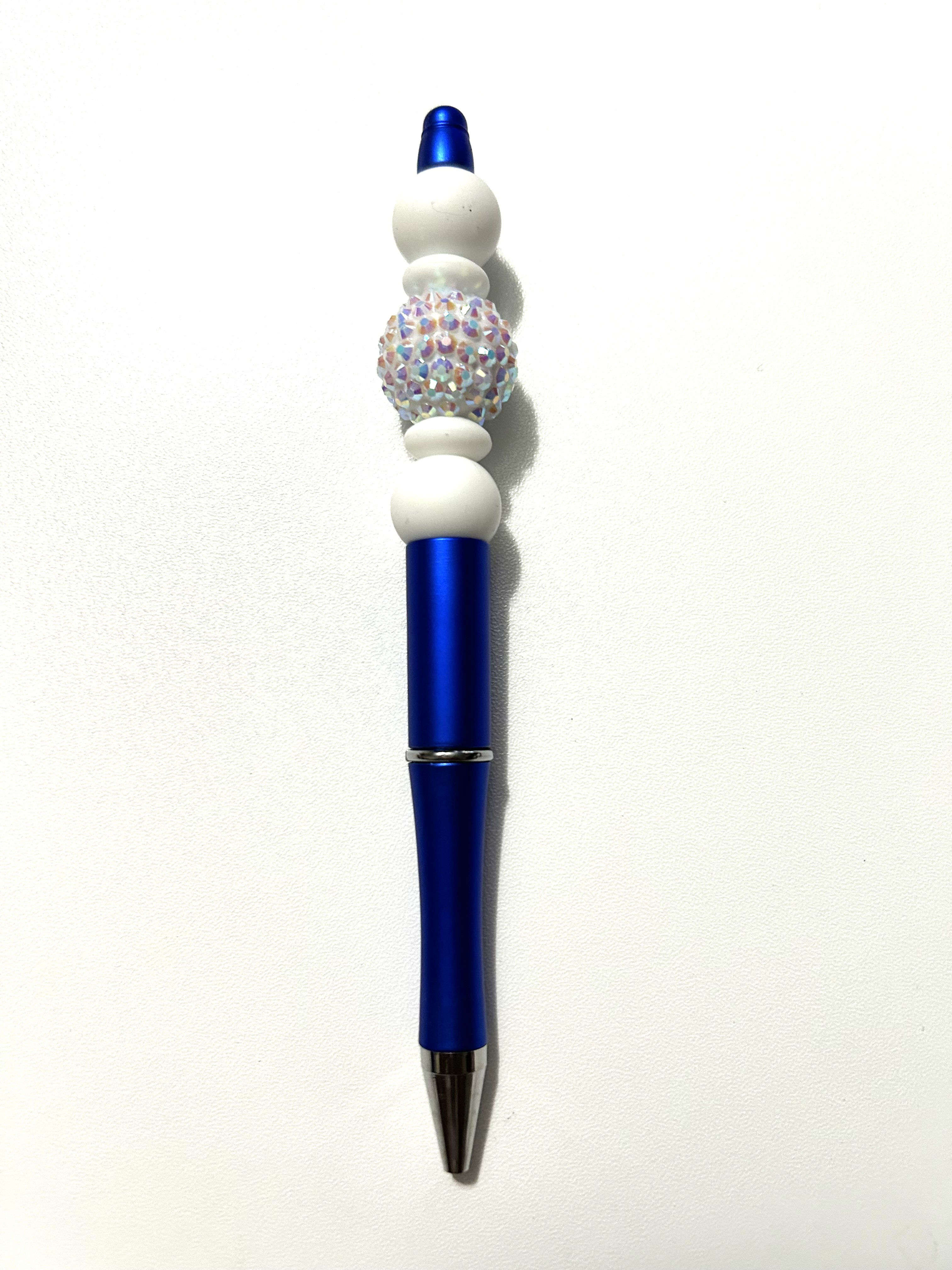 Disco Ink Pen : White /  Matte Royal Blue