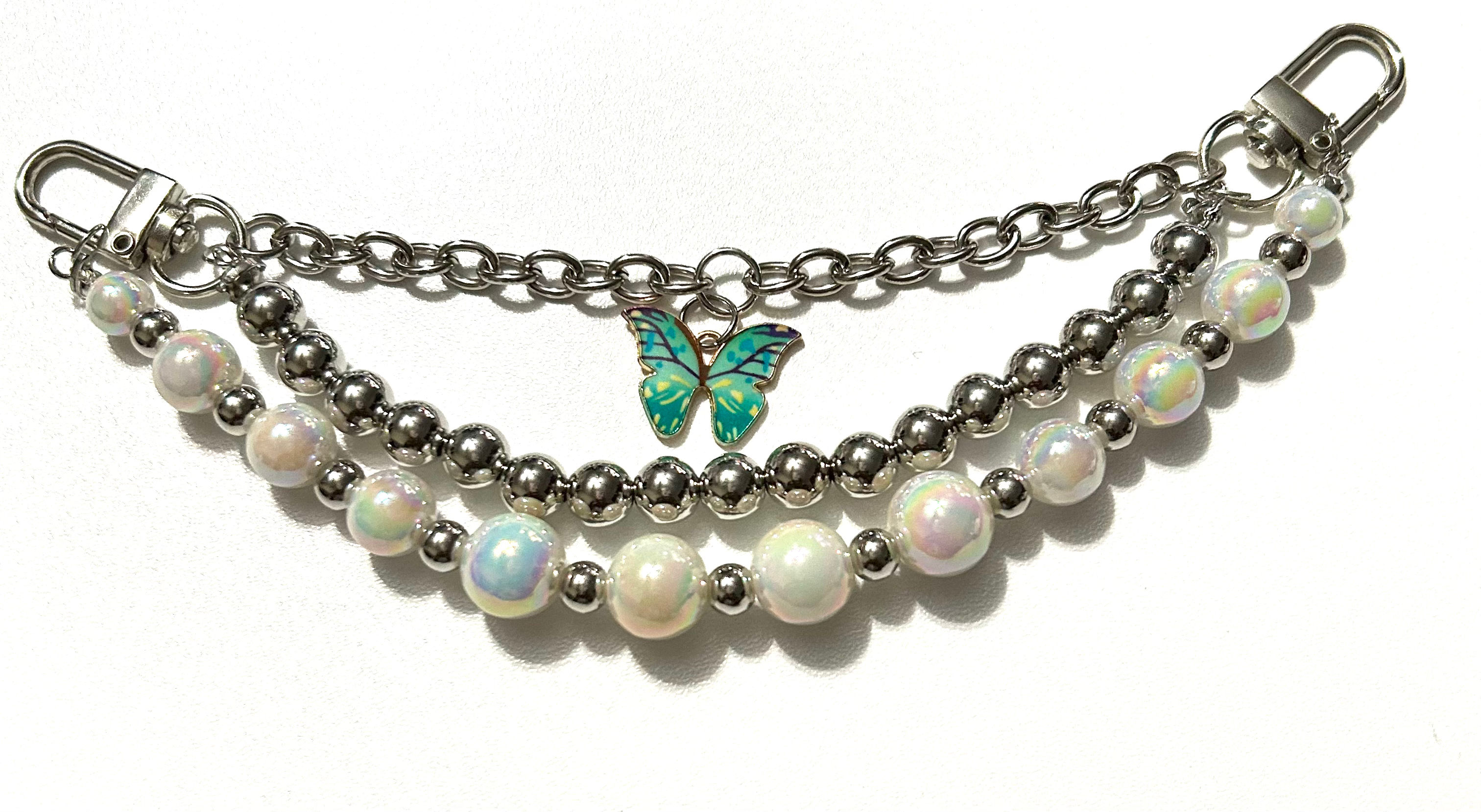 3 Tier Purse Charm : Green