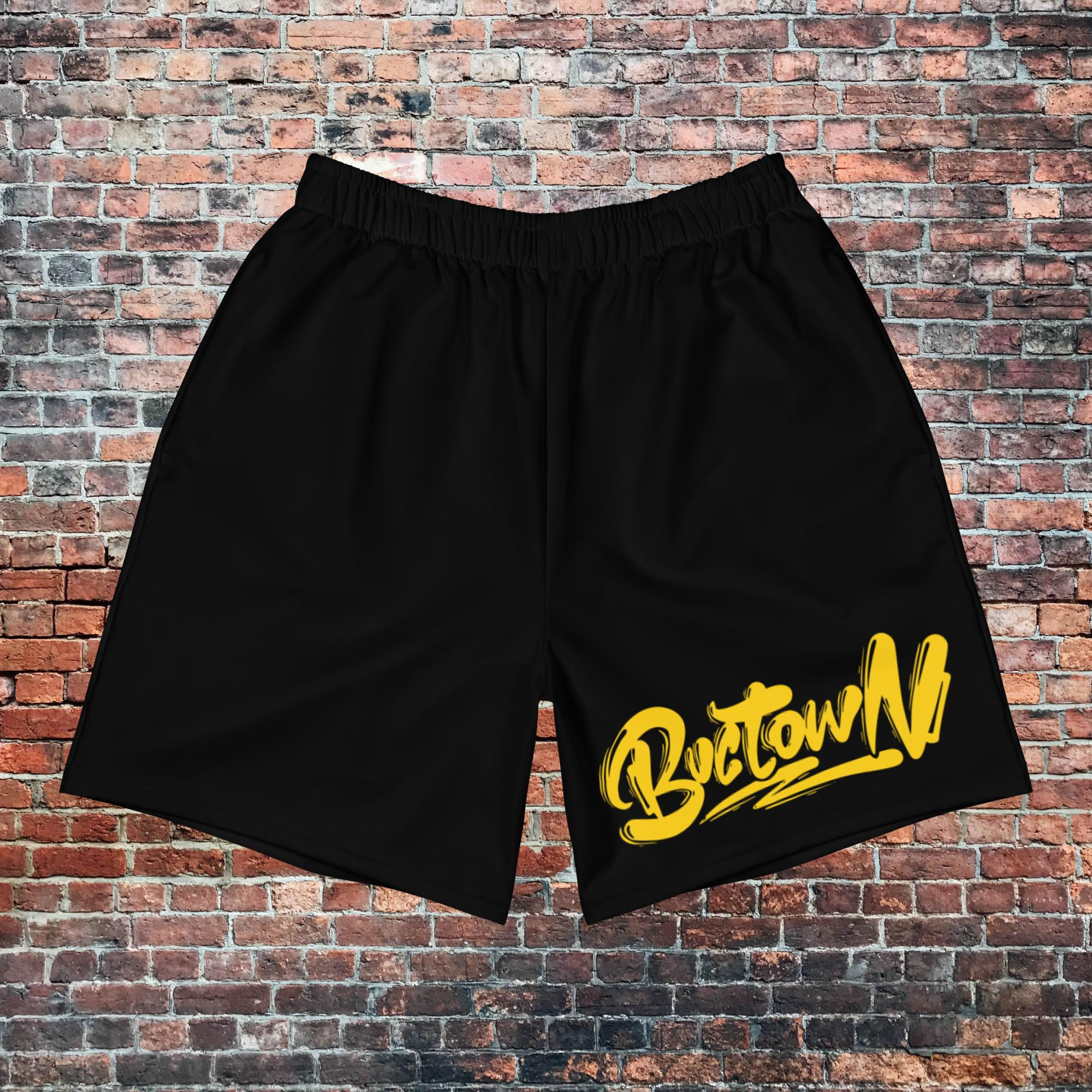 Buctown Graffiti (Gold) Athletic Shorts