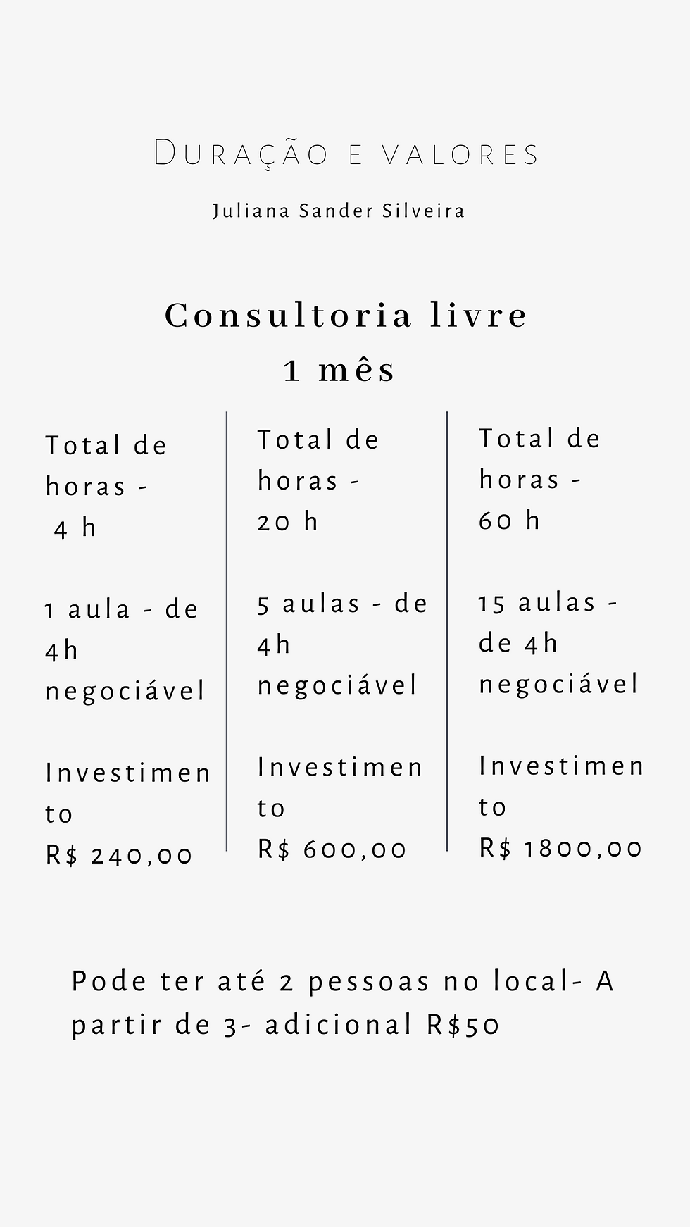 1 mês clique e saiba mais