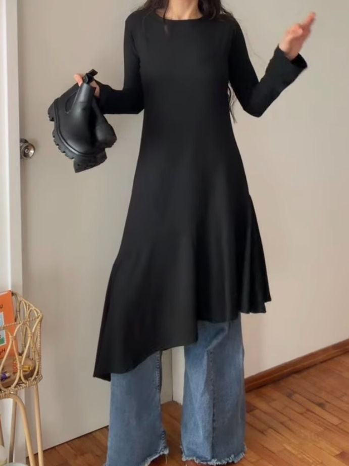 vestido franchesca negro