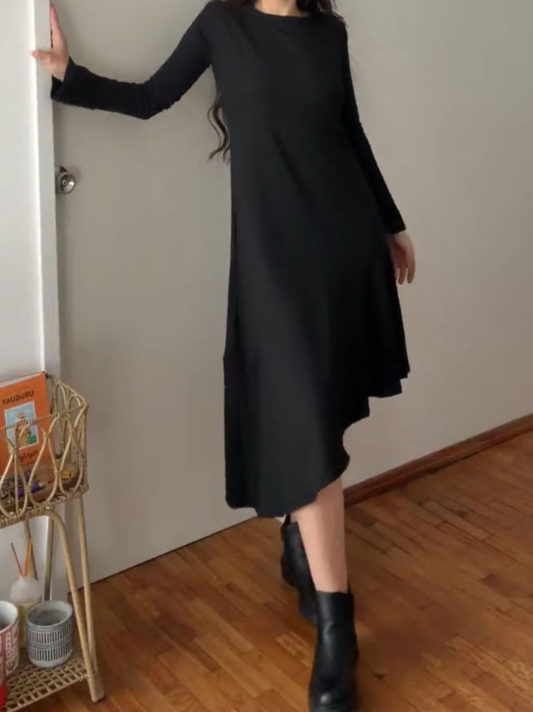 vestido franchesca negro