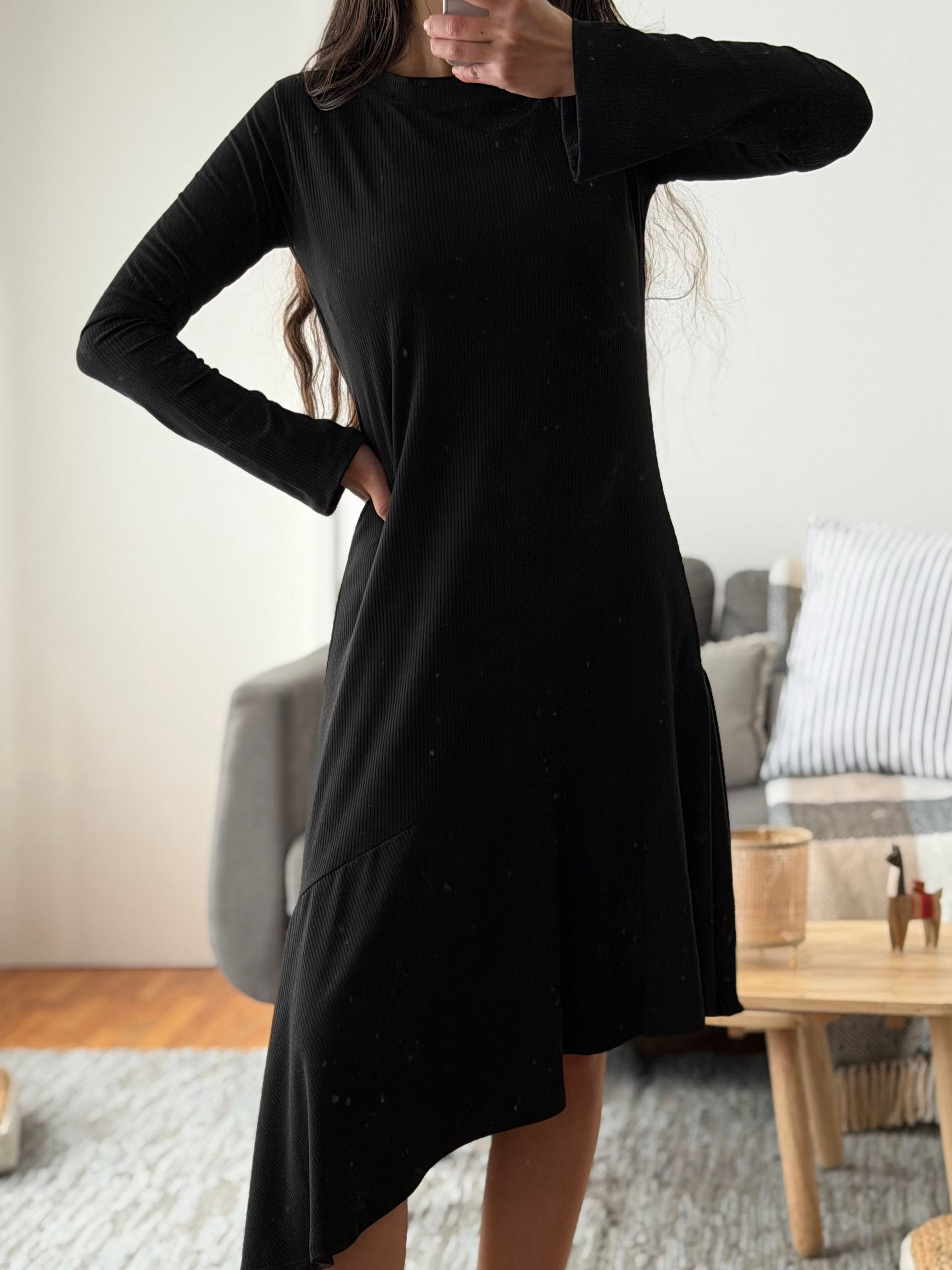 vestido franchesca negro