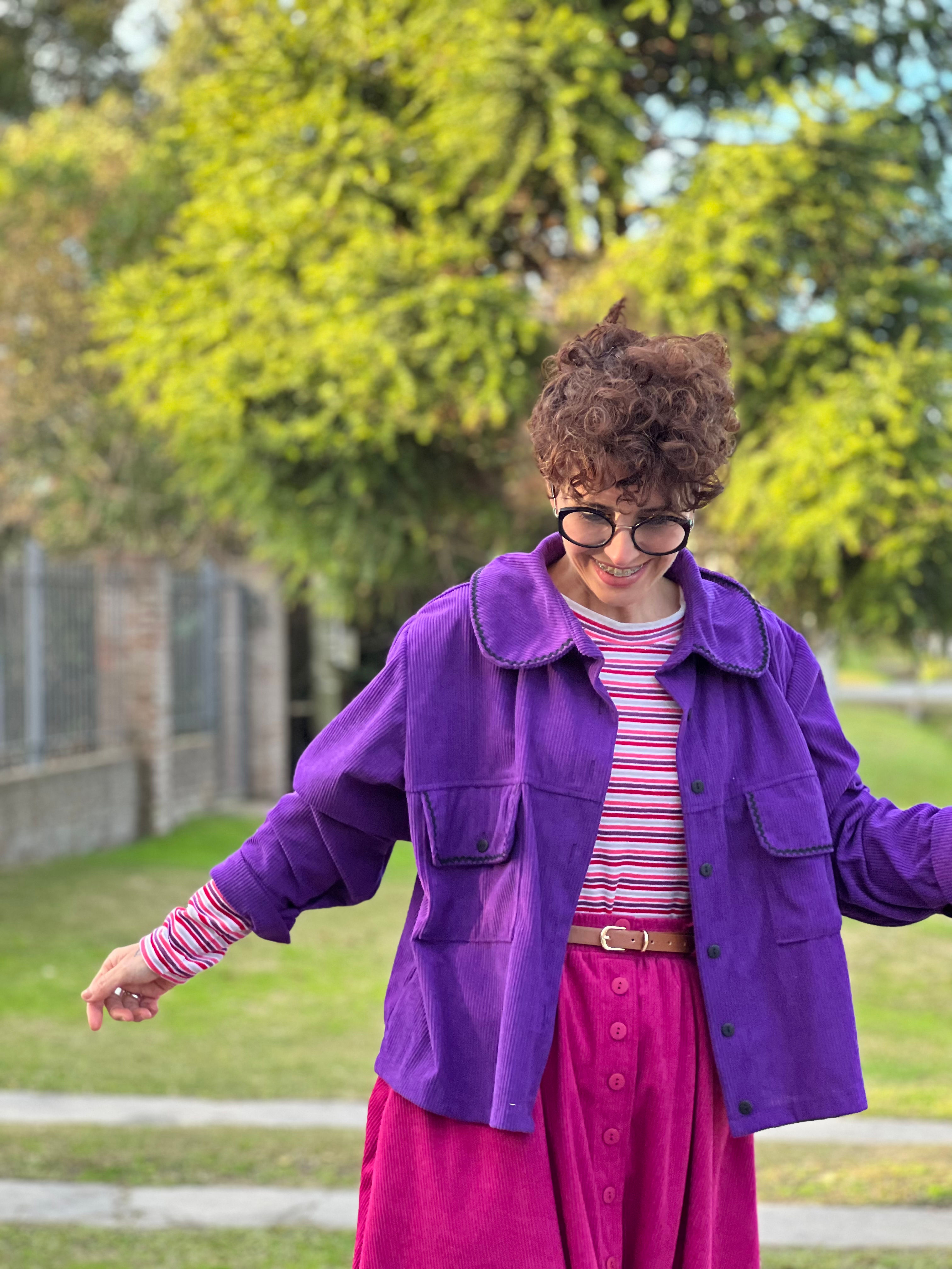camisa cloe violeta
