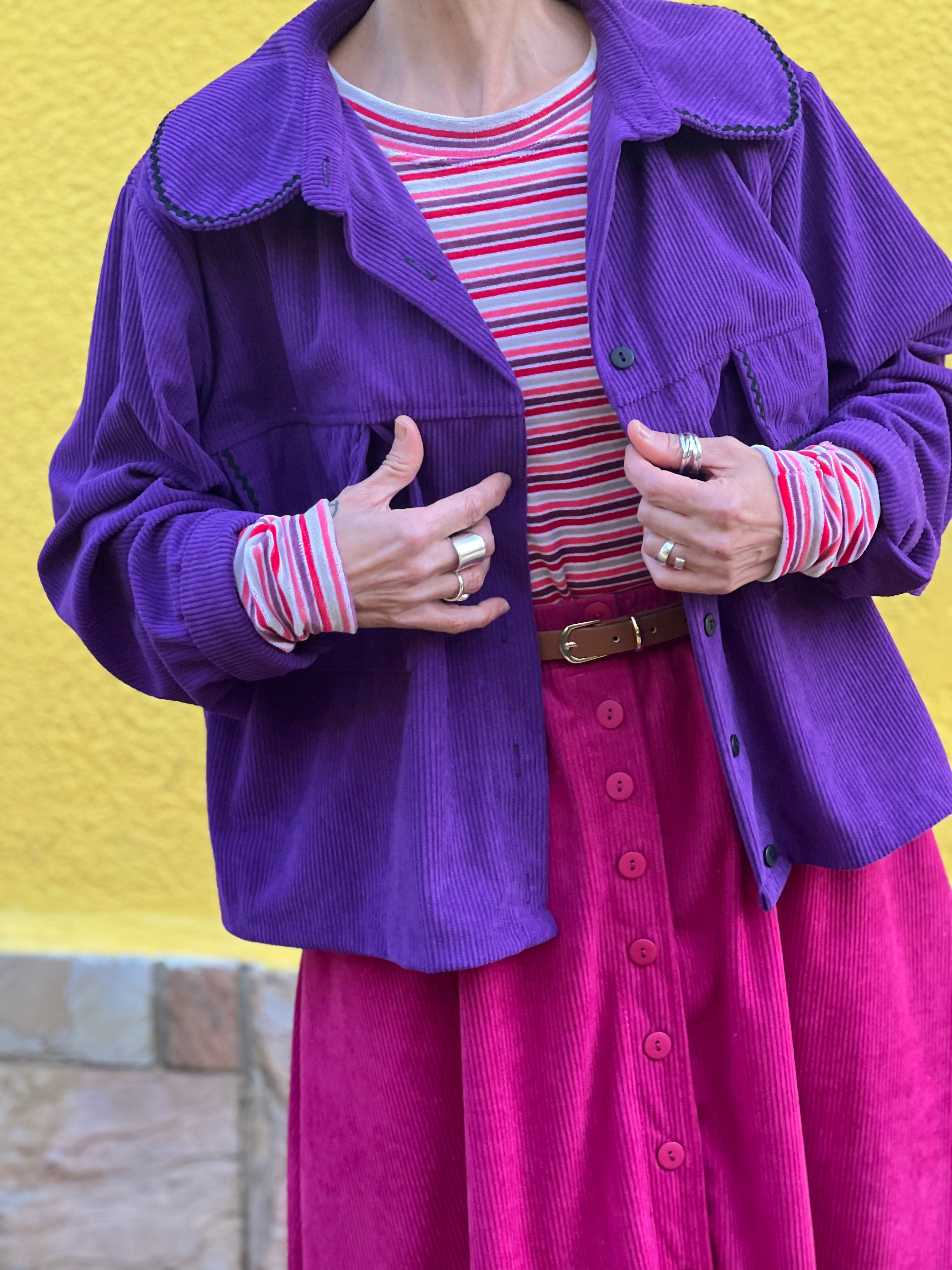 camisa cloe violeta