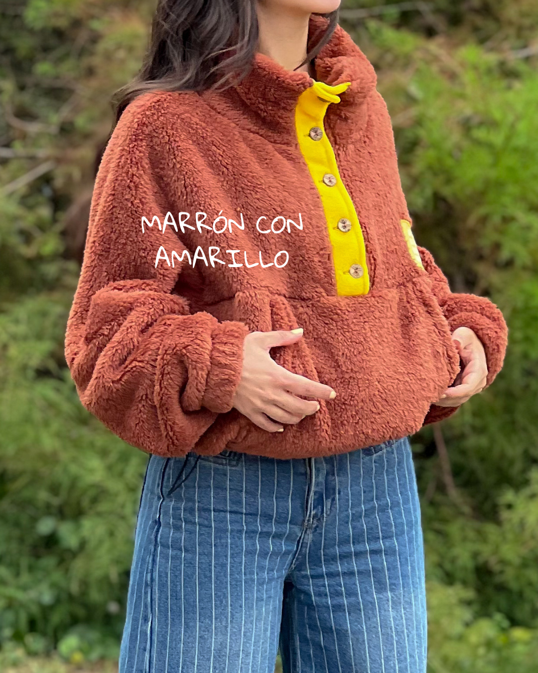 Buzo calma con frase “calma en el alma”