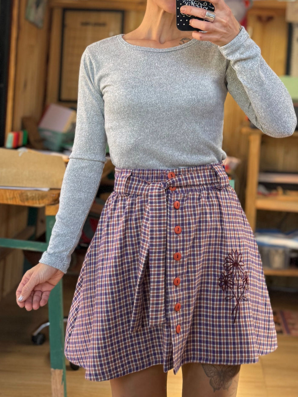 minifalda noelia violeta