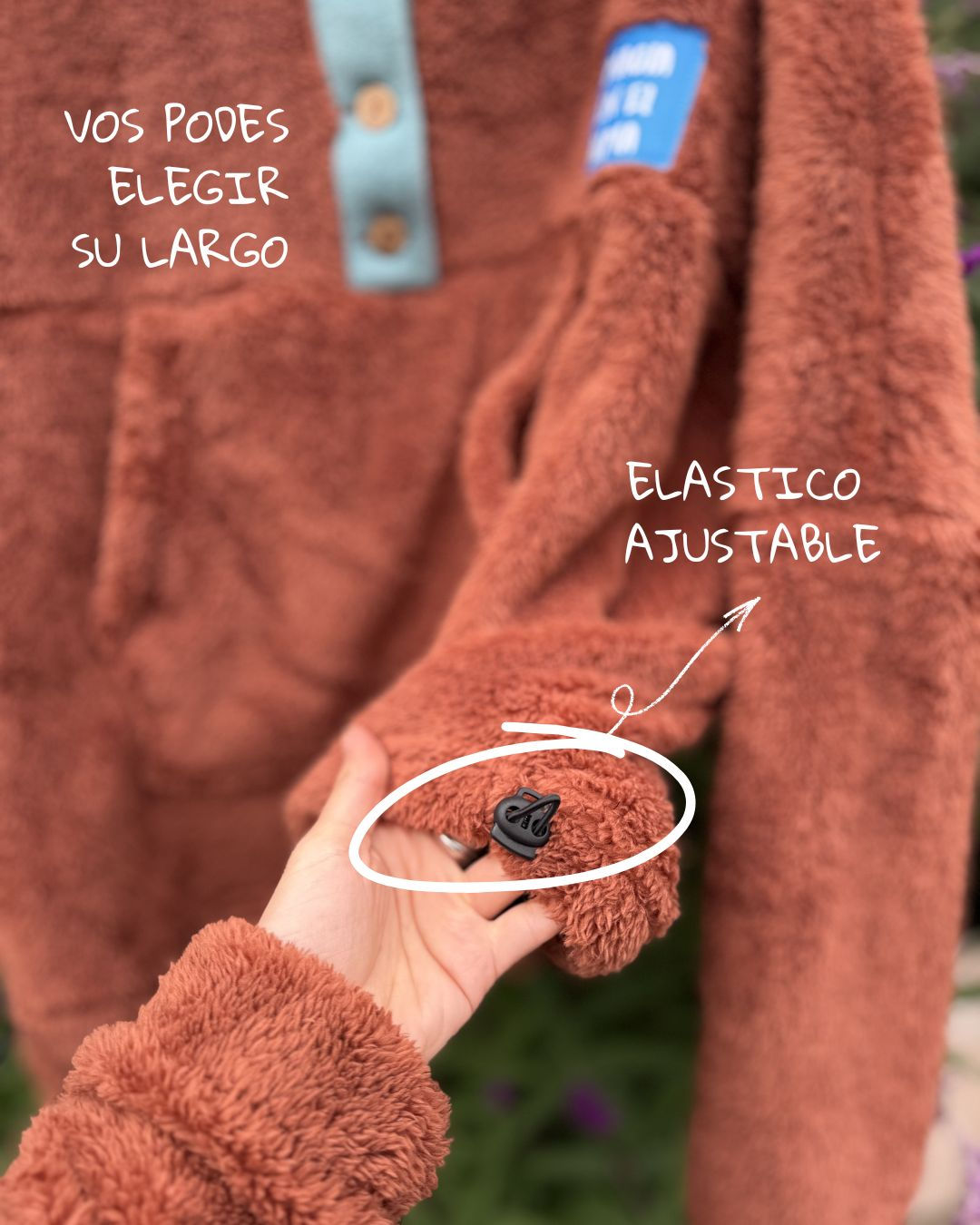 buzo calma con frase "magia en el alma"