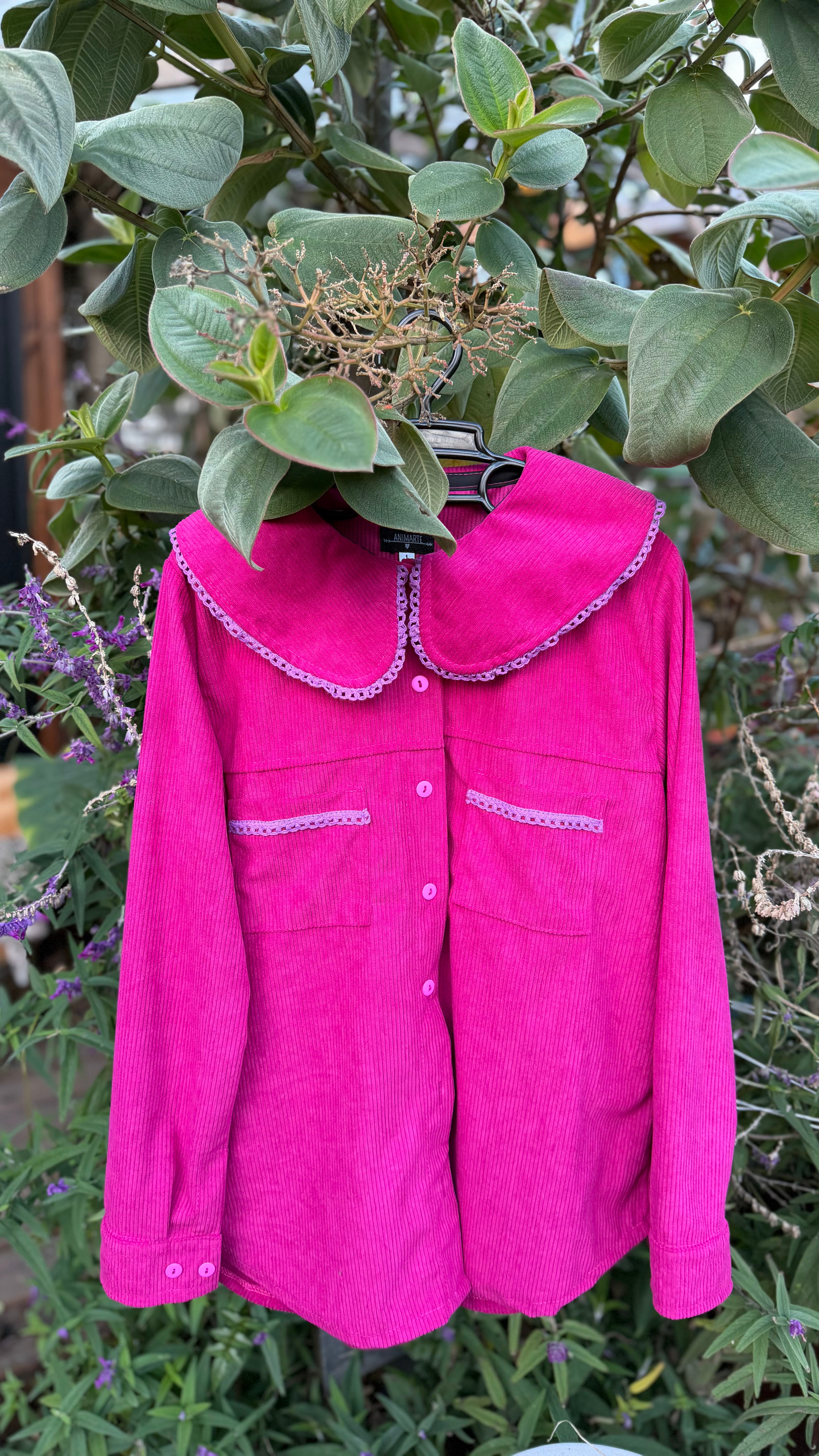 camisa irina magenta