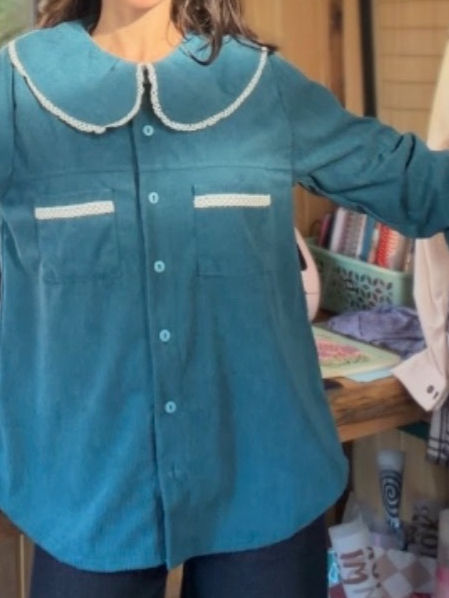 camisa irina petroleo