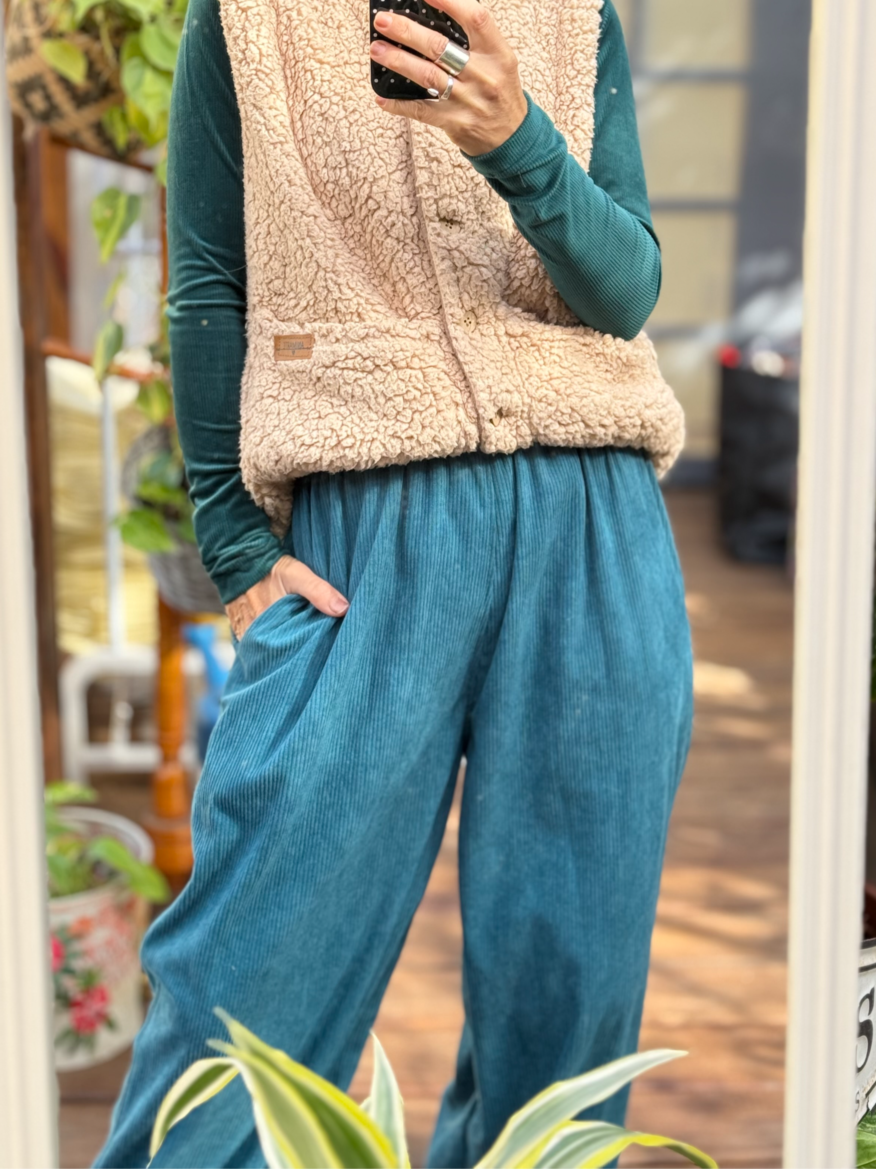 pantalon cloe turquesa