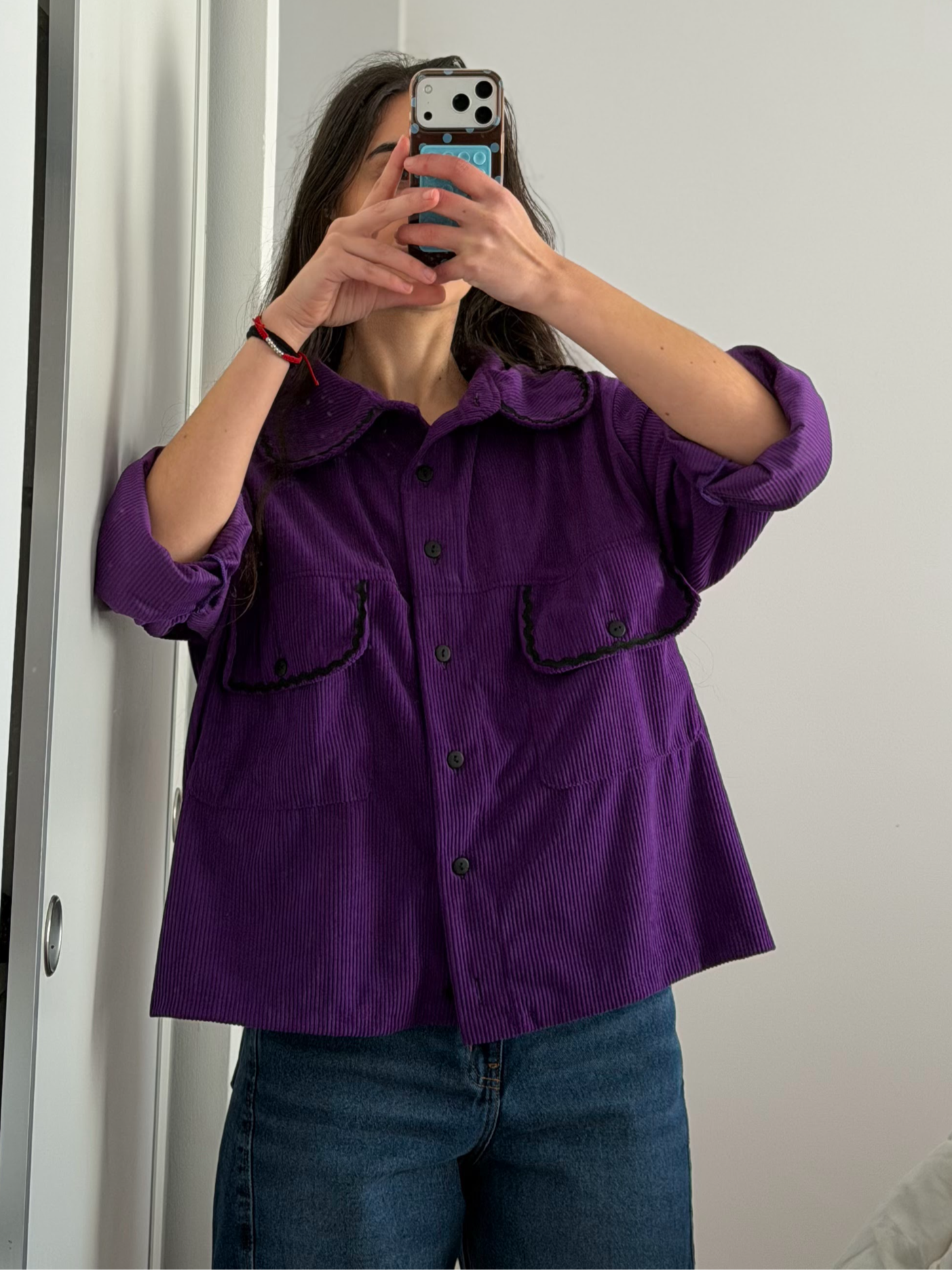 camisa cloe violeta