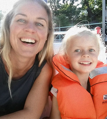 Charlotte Ekvall. Mother daughter love.