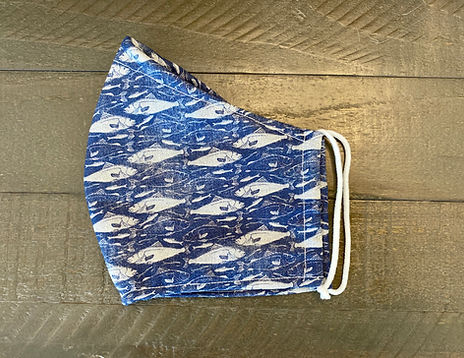 fish cloth face mask