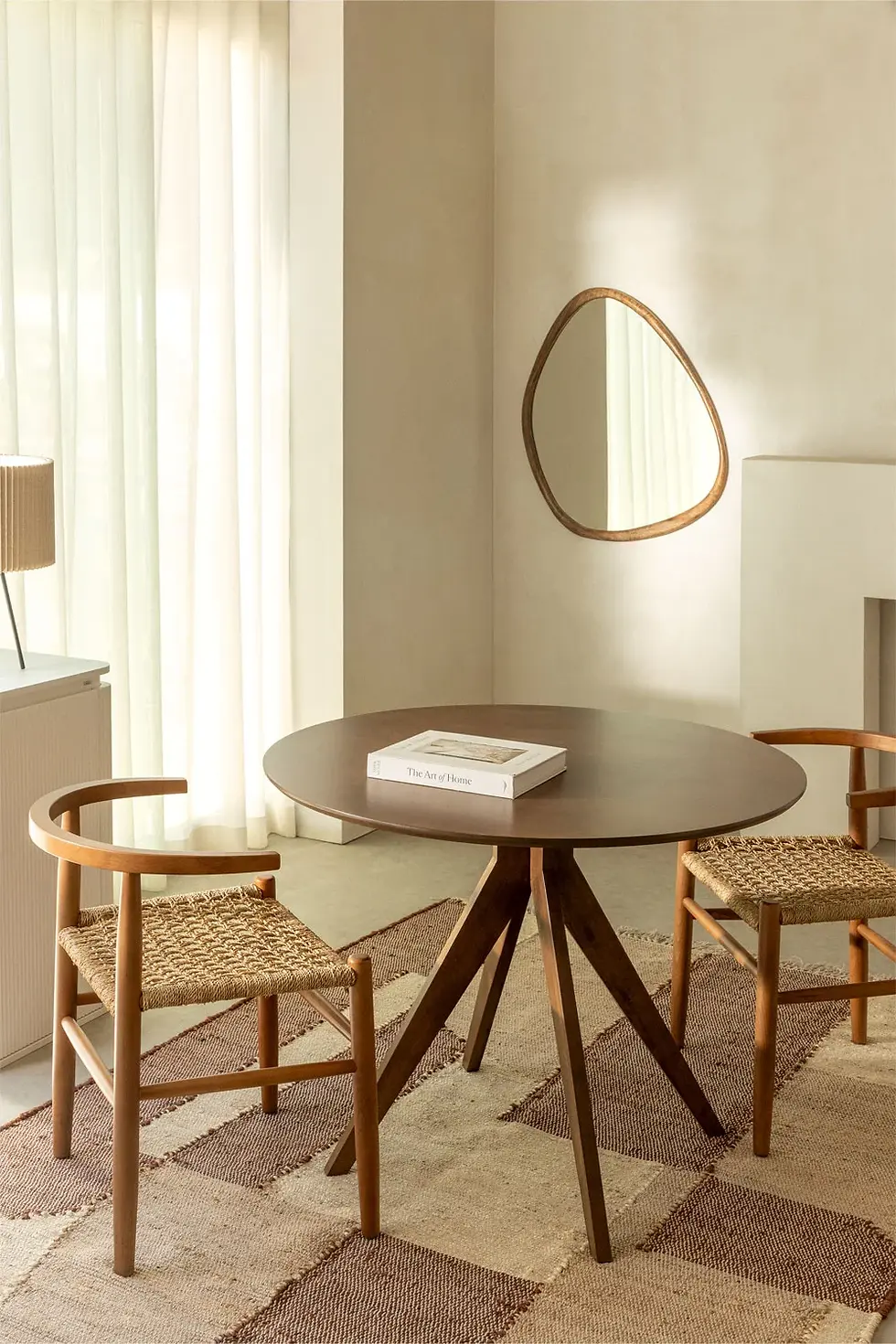 Miniatura: Mesa de Comedor Redonda en Madera (Ø100 cm)