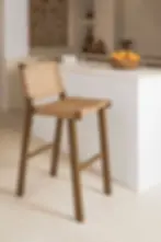 Miniatura: Taburete Alto en Mimbre Sintético (74 cm) Ori