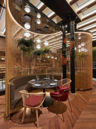 Interiorismo y diseño de interiores para restaurantes en Madrid