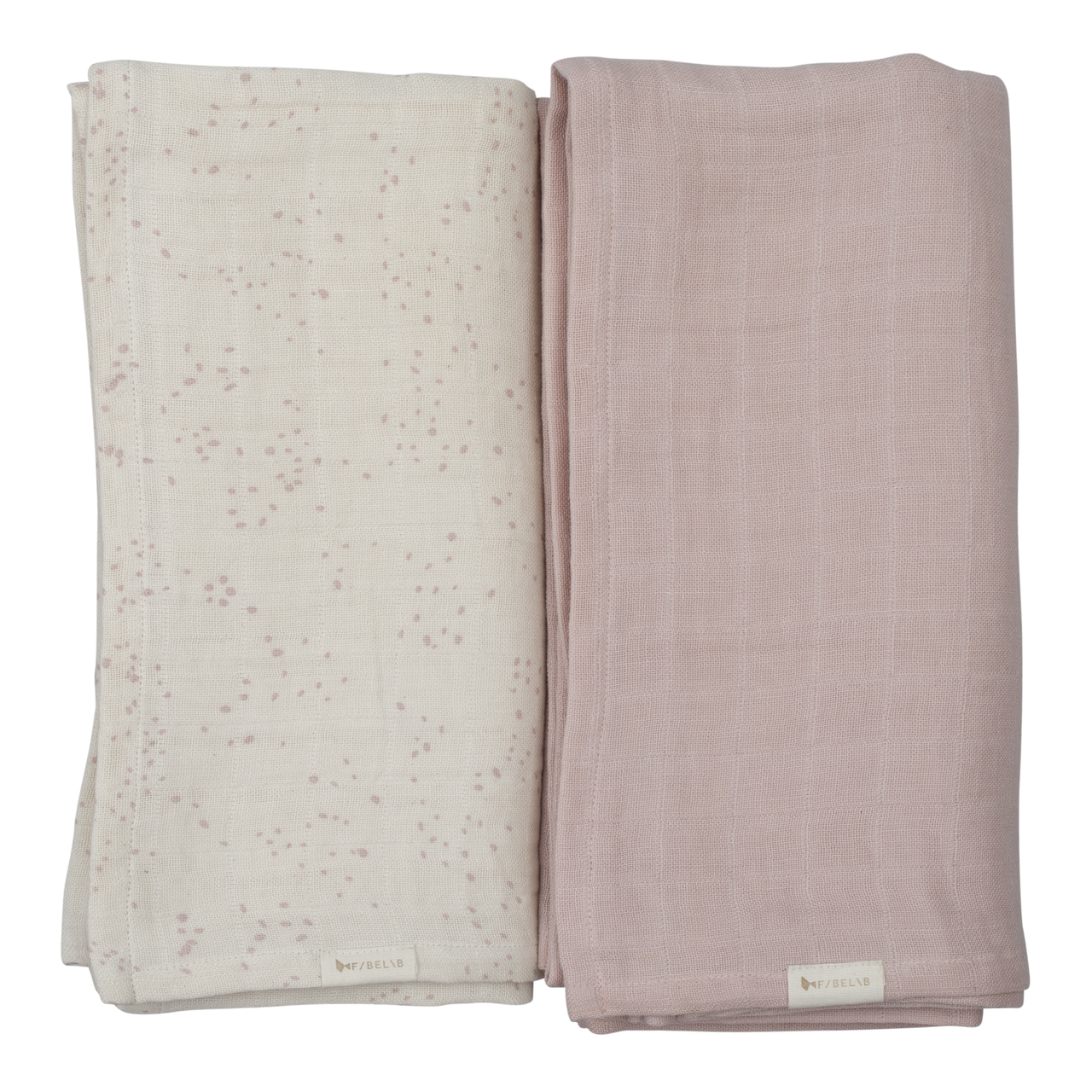 Fabelab Swaddle - Lot de 2 imprimés et unis - Autmun Mist