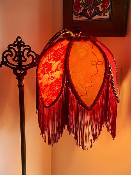 Another view of custom order lampshade