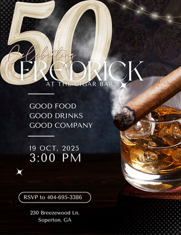 Cigar Bar - Fred's 50th