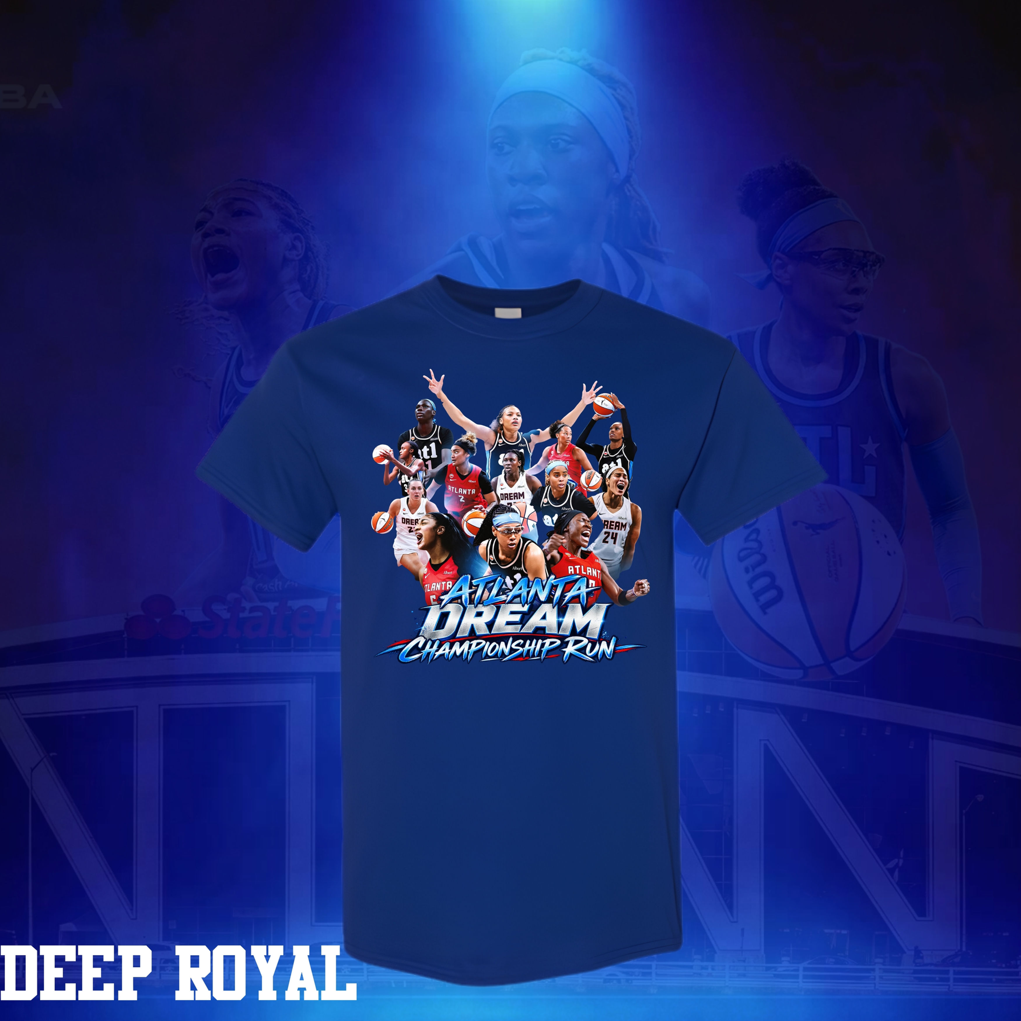 Atlanta Dream Championship Run Shirt, 2026 WNBA Playoff Tee, 4 Back Designs