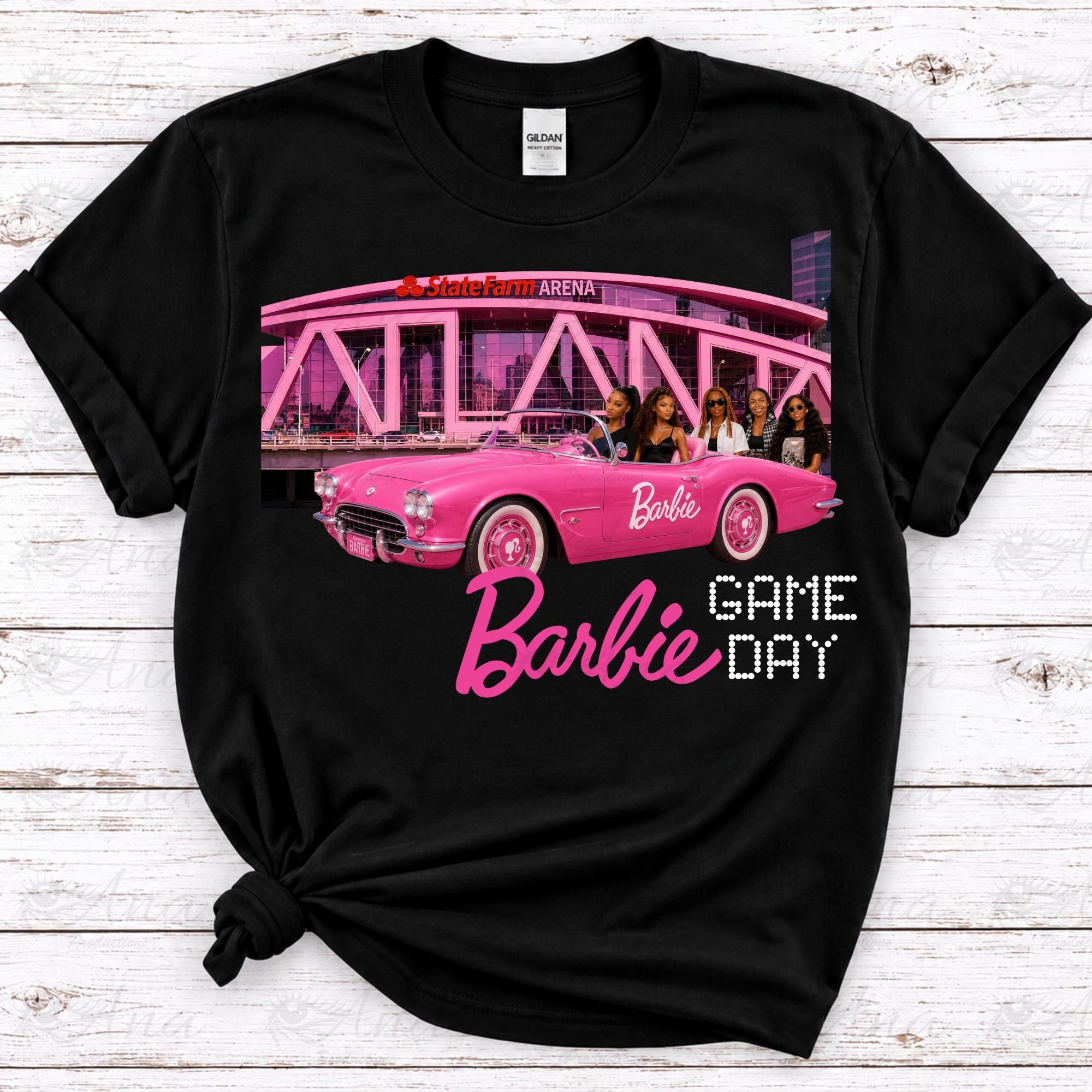 Barbie Game Day Shirt | Pink Arena Graphic Tee, Atlanta Dream Inspired