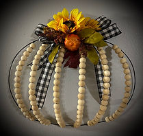 Beaded Pumpkin Project
