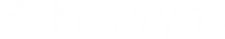 The St Mervyns logo displayed in white with a transparent background