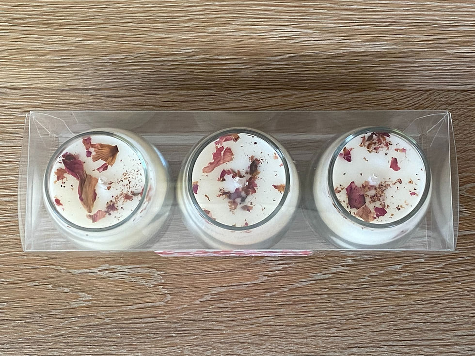 Thumbnail: 4.5 oz. Round 3-Piece Jar Set - Valentine's Day