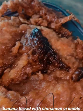 ITK3: Cinnamon Crumble Banana Bread