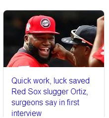 Fog Blog David Ortiz Shot Log: