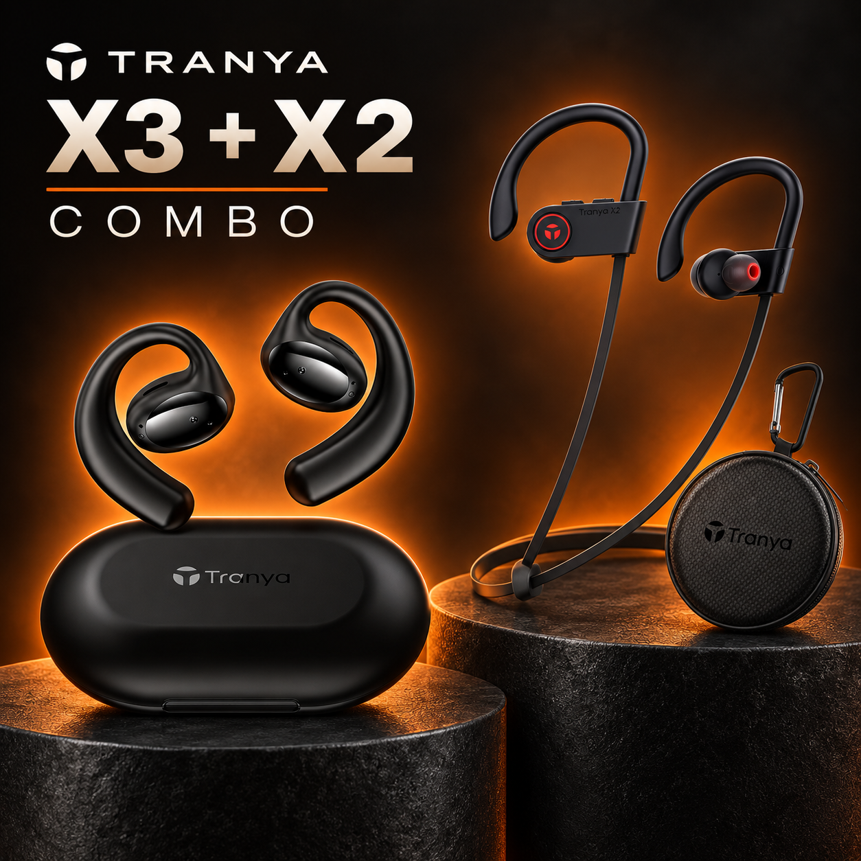 TRANYA X3 + X2 Earbuds Combo