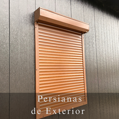 Persianas exteriores instaladas en una vivienda