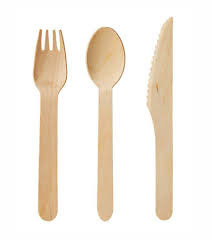 cubiertos de madera